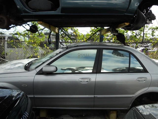 Driver Rear Door Glass Sedan Fits 99-03 MAZDA PROTEGE 447154 - Image 3 of 4