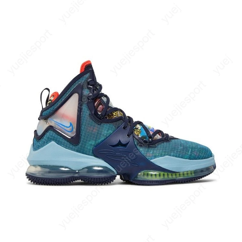 Nike LeBron 19 Fast Good Dutch Blue CZ0203-400 Mens Size 14 Basketball Shoes Nike LeBron 19 XIX Fast Food Dutch Blue Mens Basketball  main image 4