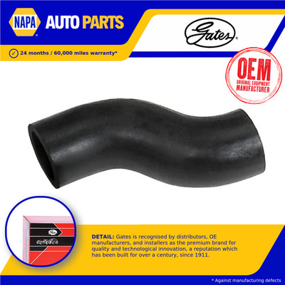 Radiator Hose fits BMW 316 E30 1.8 83 to 88 Coolant Gates 11531276542 Quality