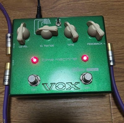 VOX Time Machine JS-DL Joe Satriani Delay Guitar Effect Pedal Tap
