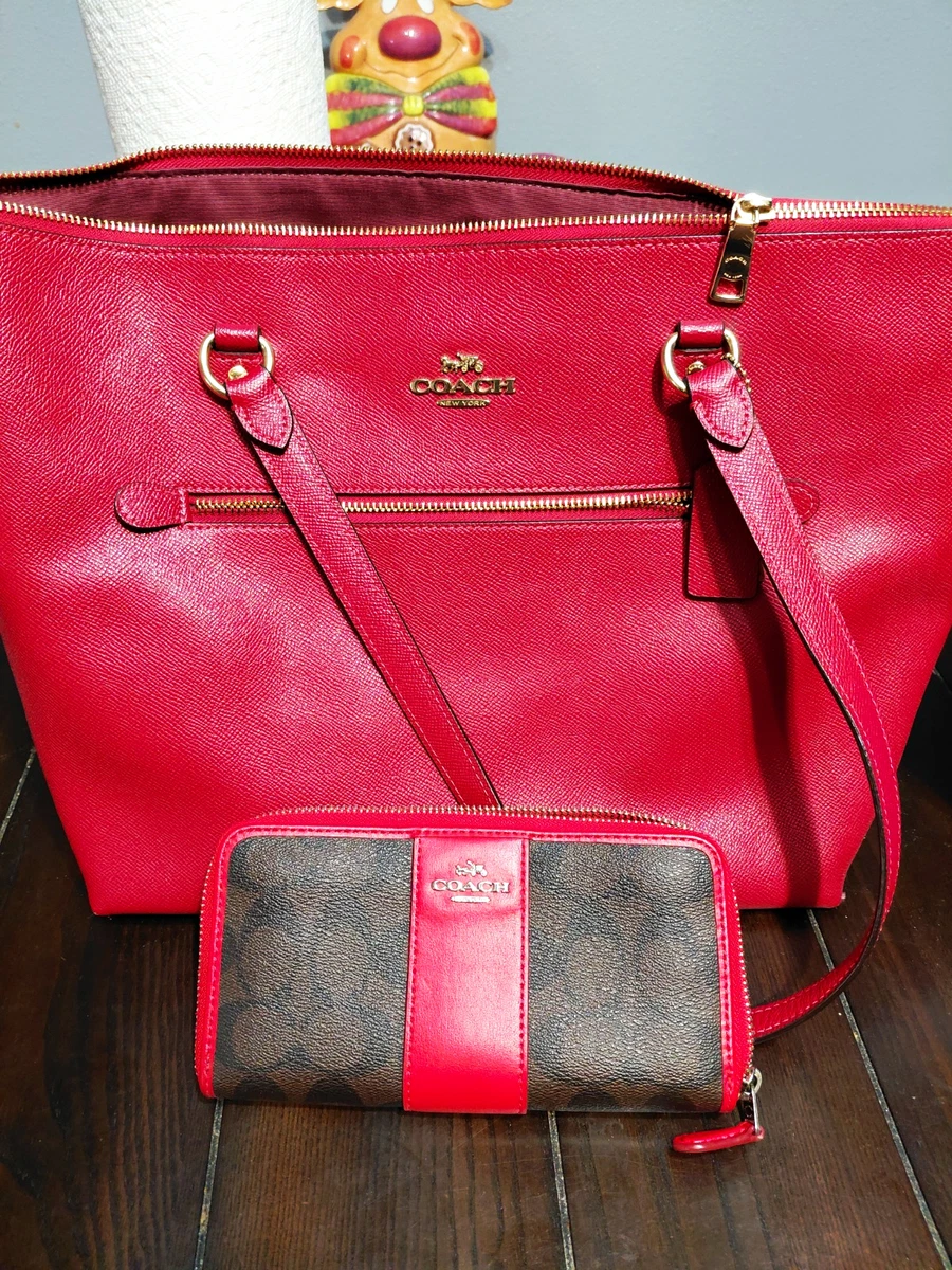 Coach Red Tote Handbags & Purses for Women for sale - eBay