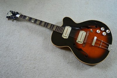 Vintage c.1965 Kay Swingmaster electric guitar, Kleenex pups