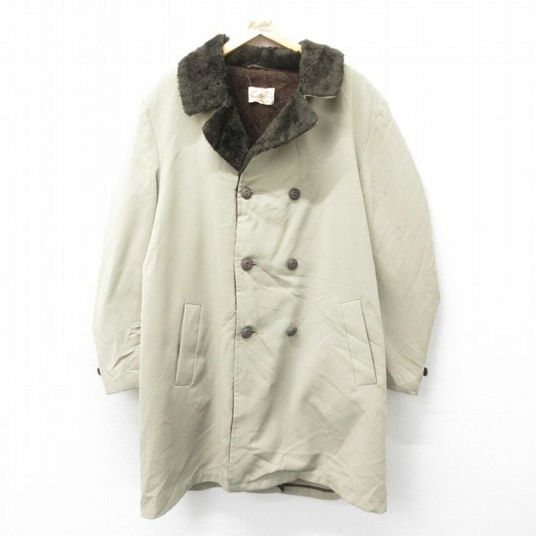ALTRA Cappotto L vintage manica lunga uomo anni 80 lunghezza beige altro kaki usato0