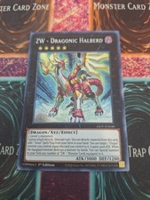 Yugioh ZW - Dragonic Halberd LIOV-EN040 Super Rare 1st Edition Near Mint