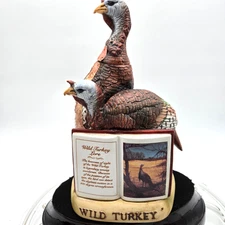 Austin Nichols & Co. Double Wild Turkey Porcelain Series II No. 3 1981