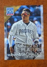 2019 Topps 150 Years Baseball Greatest Players 150-25 Manny Machado Padres 