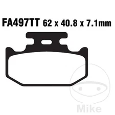 33612-Standard brake pads compatible with Yamaha YXR 700 FI SP RHINO SP