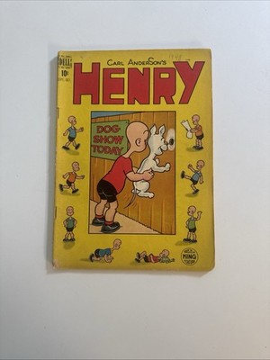 Carl Anderson's Henry #9 (Dell Comics Sept Oct 1949) Golden Age PreCode 10 Cent