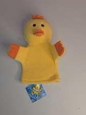 Bubble Buddies Duck Baby Bath Hand Puppet New Old Stock Washcloth 10"