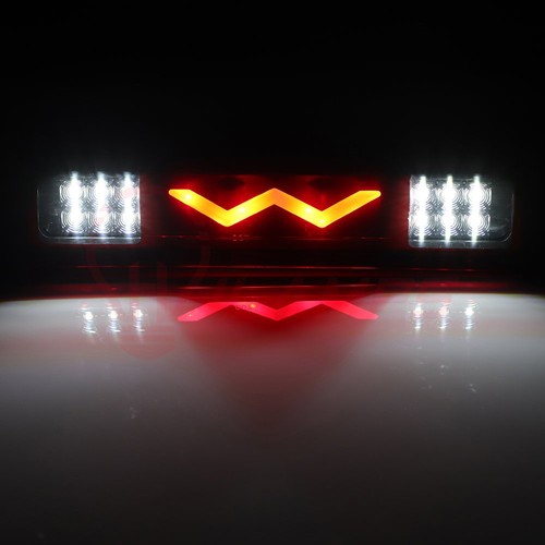 LED Third Brake Light Cargo Rear Tail Lamp Black Red Lens Fit For 2010 Ford - Picture 3 of 13