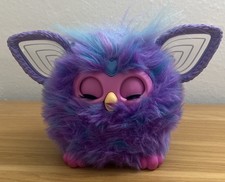 Furby Purple Plush Tye Dye Interactive Toy 2023 Tested Batteries Not Included