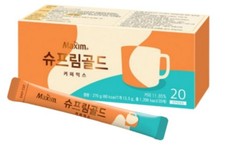 Maxim Supreme Gold Coffee Mix Korean Instant Coffee Packets with Latte Creame...