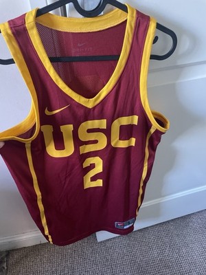 Nike USC Trojans #2 Basketball Trikot - Rot/Gold Dri-FIT - NCAA College - S