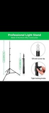 Amazon Basics Adjustable Light Stand Tripod with Carry Bag Photography Lighting