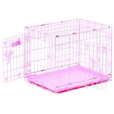 Precision Pet ProValu Double Door Dog Crate Pink