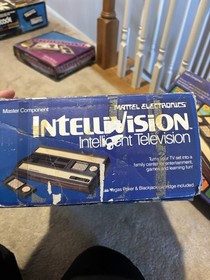 HUGE LOT OF 2X Mattel Intellivision Console IN BOX + INTELLEVISION II   Untested