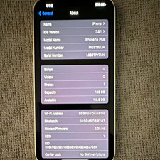 Apple iPhone 14 Plus 128GB White Unlocked (No...