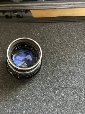 Standard Optikon 16mm 1   F/1.1 C-Mount. Eclair, Bolex, Beaulieu.