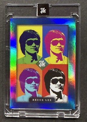 Bruce Lee Keepsake 85th Anniversary Private Collection Pop Art 3 Blue Border /50
