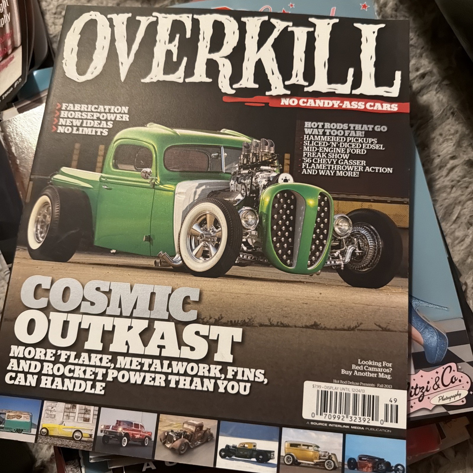 Overkill Magazine Fall 2013 No Candy-Ass Cars Hot Rods Publisher