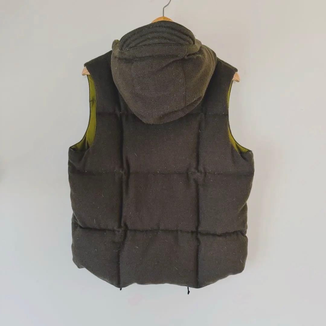 Engineered Garments Down Vest Small Dark Brown Vi… - image 14