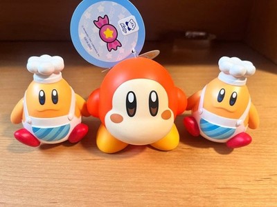 Nintendo Kirby Sofubi Chef Figur Set Waddle Dee 3 Stück Orange Blau Selten