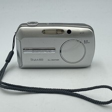 Olympus Stylus 800 Digital Camera Hyper Crystal Silver