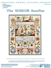 Wisdom Sampler Vermillion Stitchery Cross Stitch Pattern 512