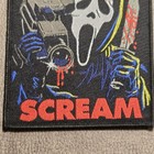 Scream Ghostface WOVEN PATCH [Mask Gen 1 2 Action Figure Funko Shirt Blu Ray DVD — photo 2