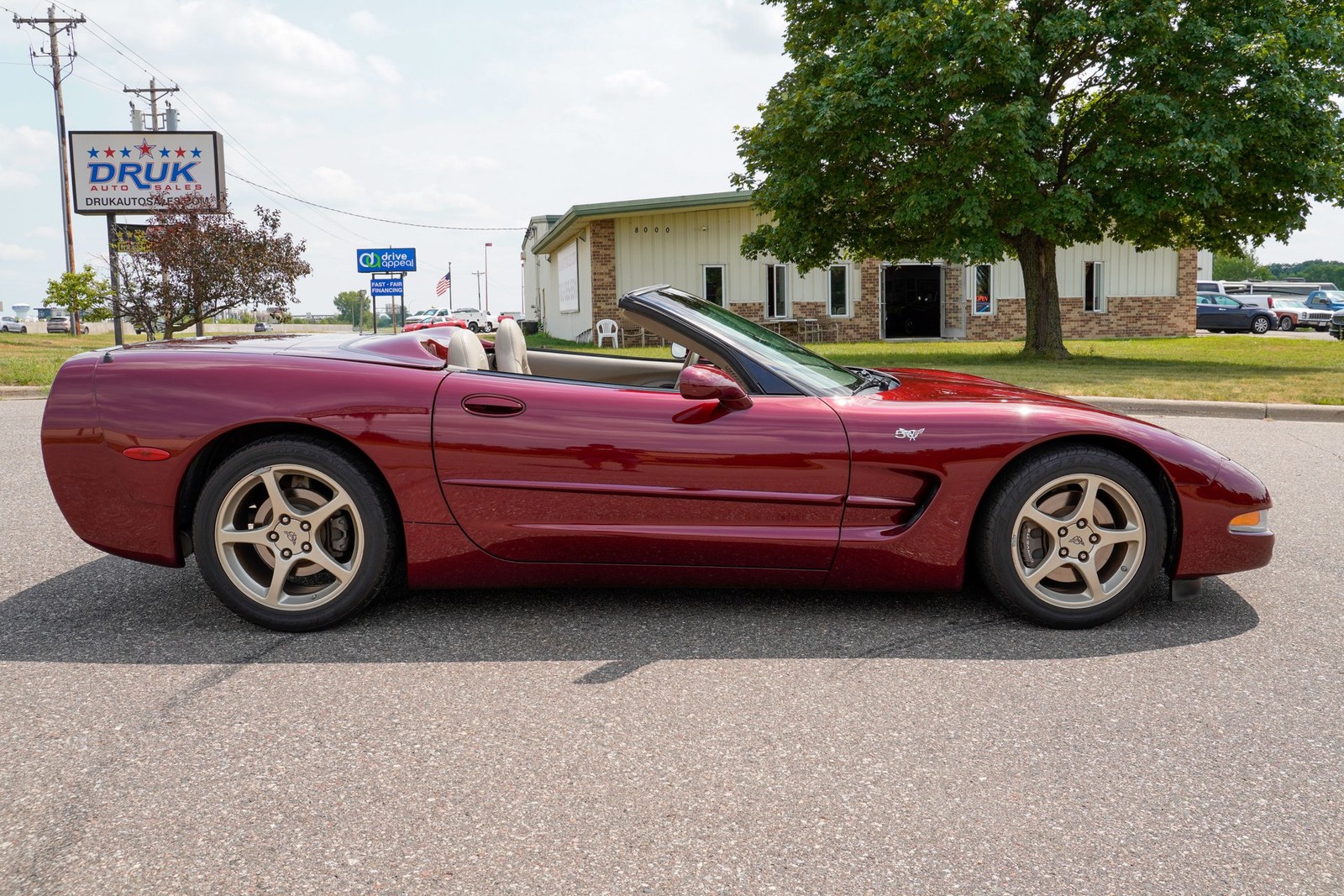 2003 Red Chevrolet Corvette Convertible  | C5 Corvette Photo 3