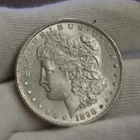 1898 US Morgan Silver Dollar $1 Nice AU Details (Cleaned)