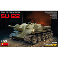 SU-122 Mid Production Kit 1:35 Miniart Kit Mezzi Militari -D- Neues Modell