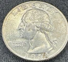 1964-D Washington Quarter – BU/AU – 90% Silver – Denver Mint