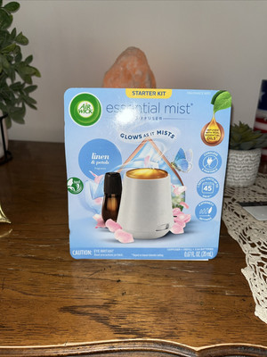 Air Wick Essential Mist Linen & Petals Starter Kit (Diffuser/Refill)