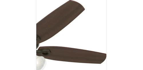 Hunter Fans - Builder 52 Inch Ceiling Fan with LED Light Kit and Pull Chain-Snow - Picture 2 of 4