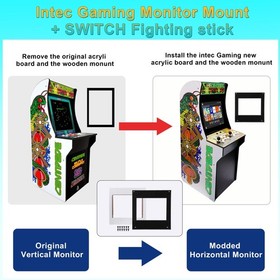 Switch Fighting Stick for Arcade1Up Cabinet, Play Your Switch Arcade Stick on...