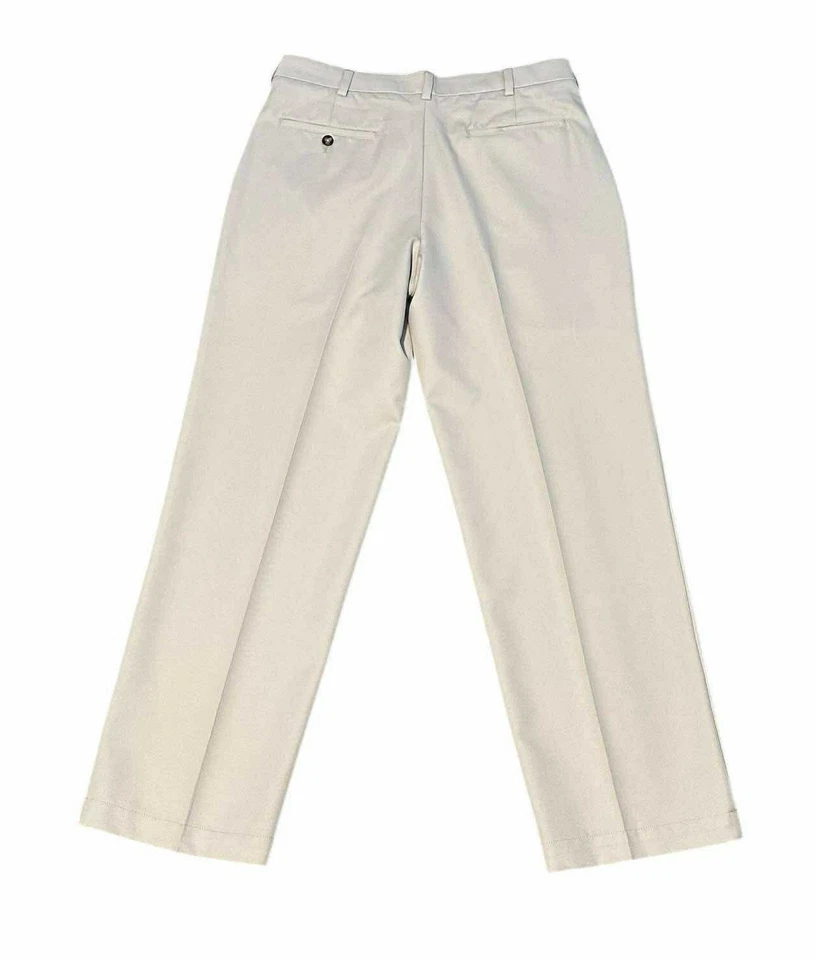 Брюки для гольфа мужские IZOD XFG 34x32 бежевые легкие сужающиеся повседневные - Изображение 2 из 4