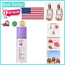 Dark Self Tanning Water - Streak-Free Clear Mist for Radiant Skin 6.76 fl oz