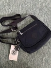 Kipling Sabian Mini Crossbody Bag Navy Blue Adjustable Strap w/Monkey Keychain