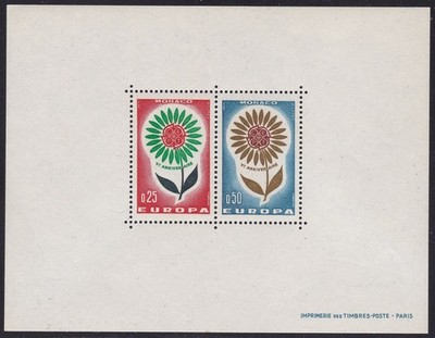 1964 München - Sonderbogen Europa - Maury Nr. BS 6 - POSTFRISCH **