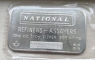 Vintage 1 Oz National Mint .999 Silver Art Bar #361901