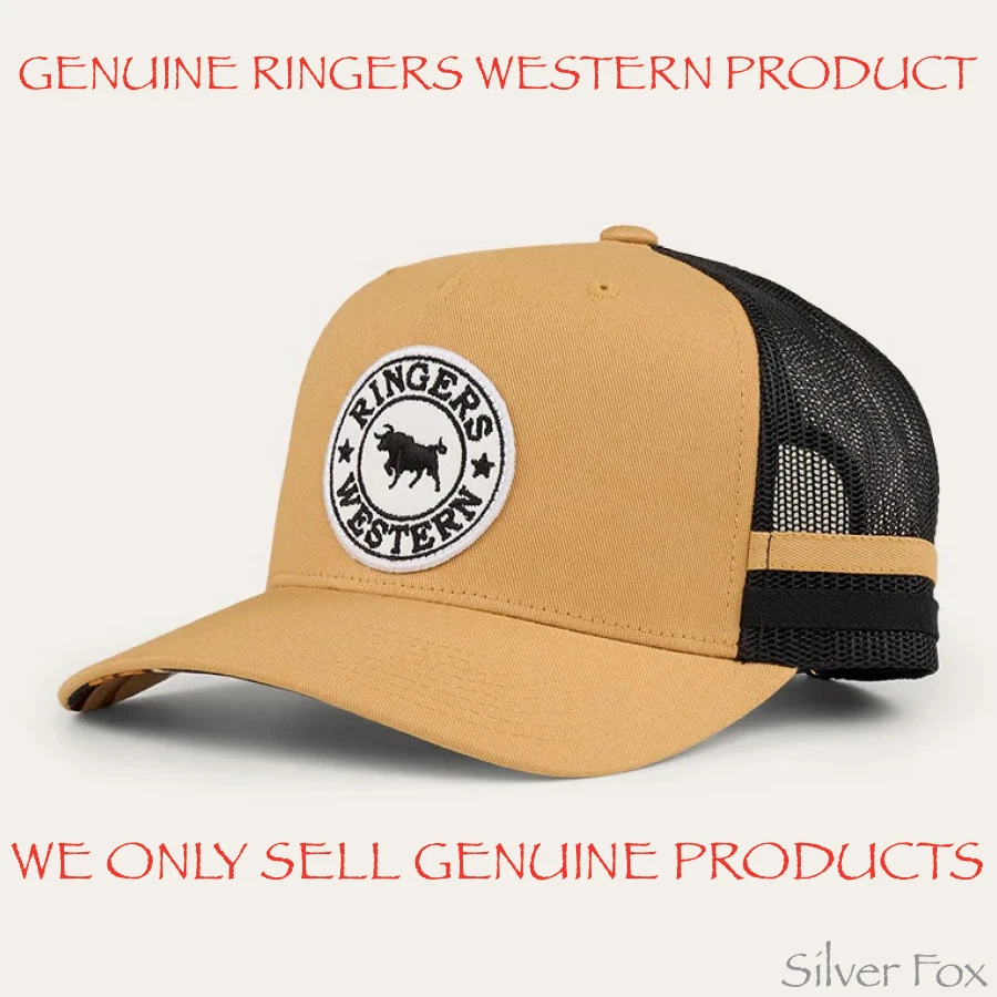 RINGERS WESTERN PENDLETON CLAY TRUCKER MESH SNAPBACK MENS CAP HAT NEW WITH TAGS