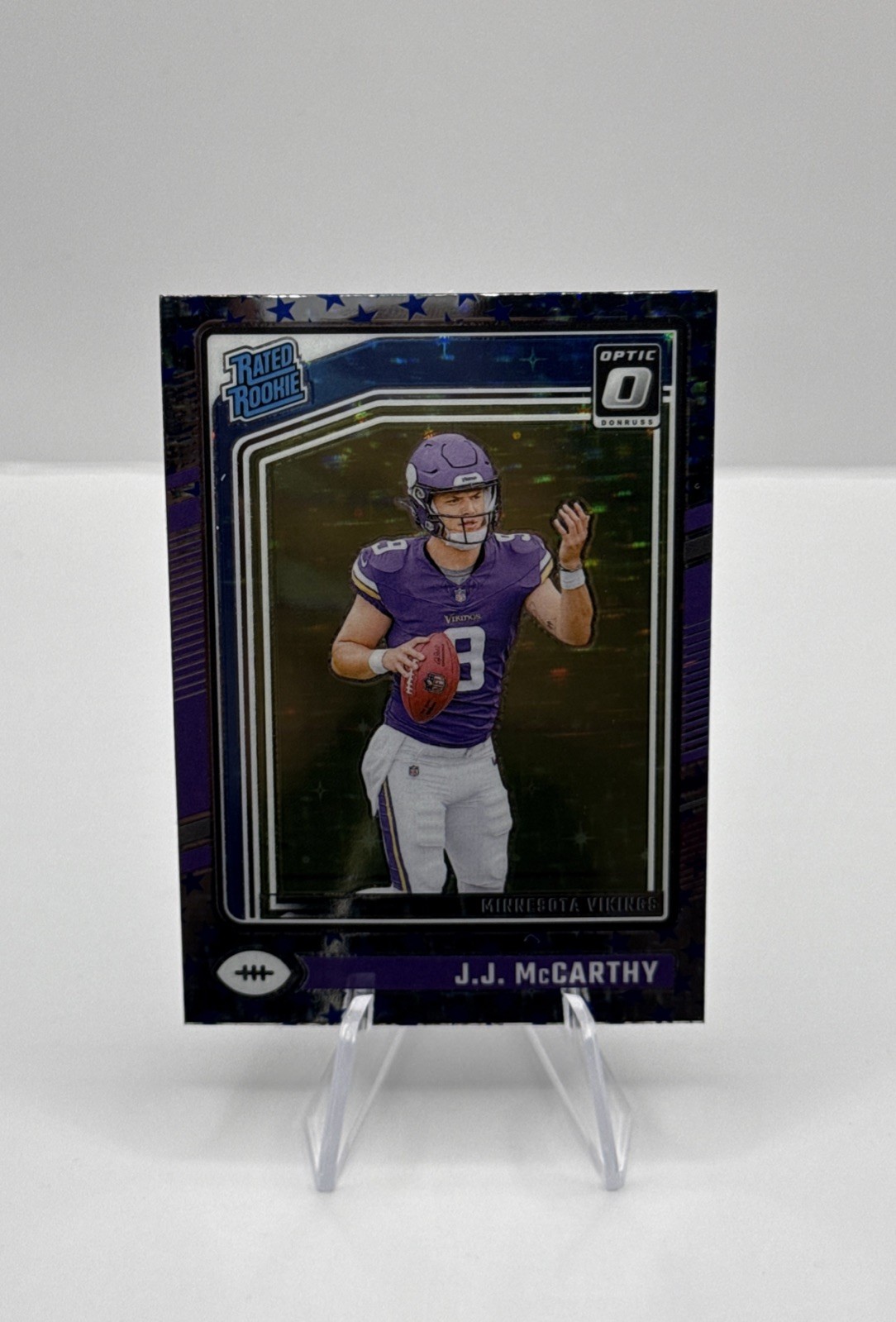 2024 Panini Donruss Optic Rated Rookie J.J. McCarthy #235 Stars 💎UNDER COMP💎