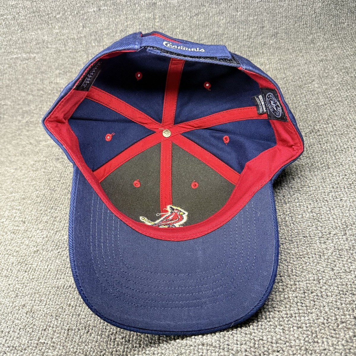 St. Louis Cardinals '47 Clean Up Hat Navy Blue Adjustable MLB Cap Brim Wordmark