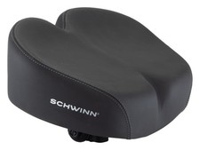 Schwinn Cruise Noseless Foam Bicycle Saddle, Black