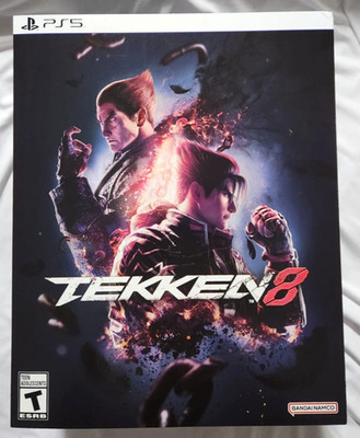 Tekken 8 Premium Collectors Edition Box Set Playstation 5 Jin LED Figure NEW QTY