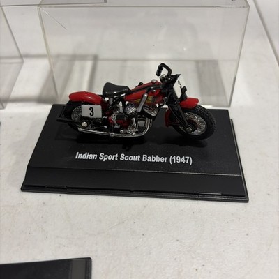 Indian Motorcycle 1:32 Scale Model Diecast Lot Of 3 /Scout-Racer