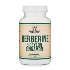 Double Wood - Berberine with Ceylon Cinnamon Supplement 120 Capsules