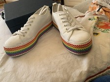 Keds Women s Triple Kick Rainbow Jute Pride Size 9.5