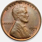 1941-S Lincoln Wheat Cent Penny Unc AU+ * Beautiful Toned Surfaces 1941S
